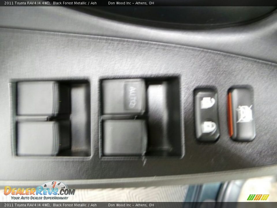 2011 Toyota RAV4 I4 4WD Black Forest Metallic / Ash Photo #11