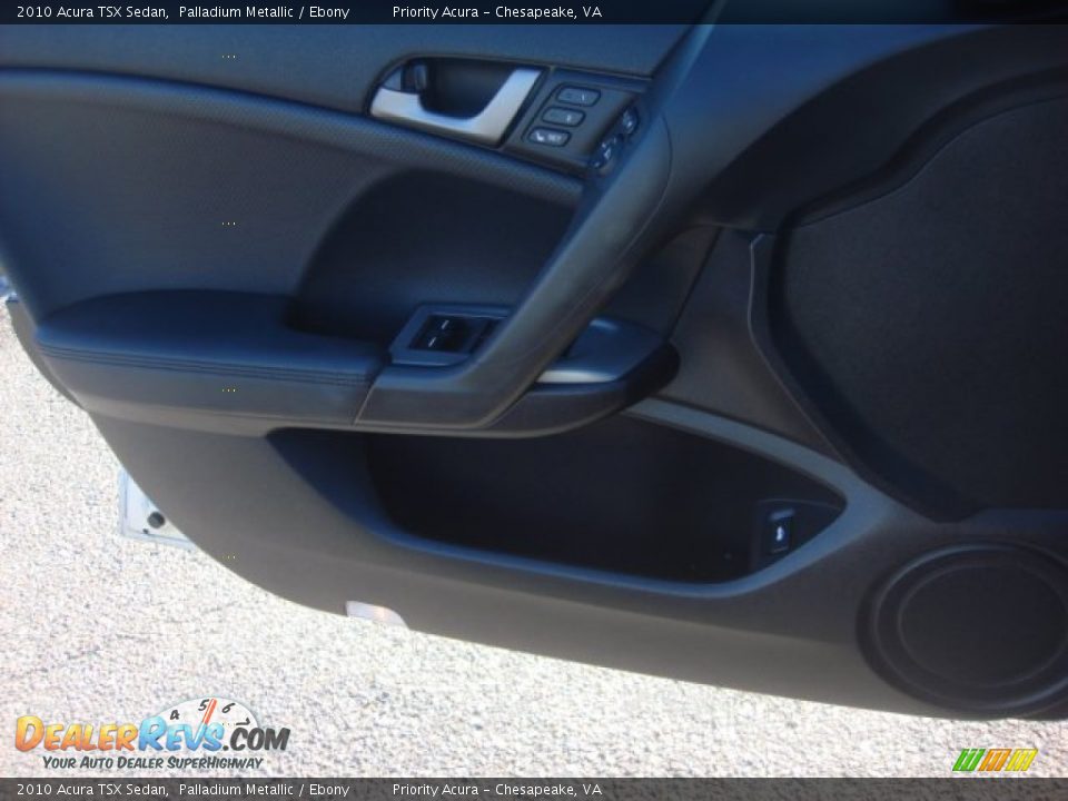 2010 Acura TSX Sedan Palladium Metallic / Ebony Photo #17