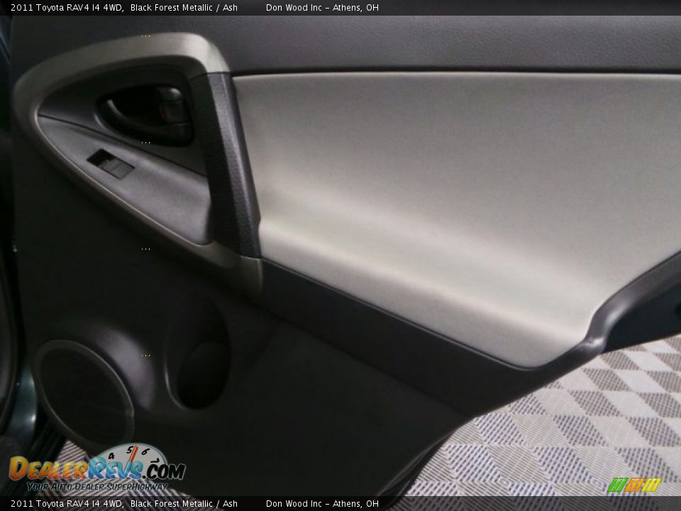2011 Toyota RAV4 I4 4WD Black Forest Metallic / Ash Photo #12