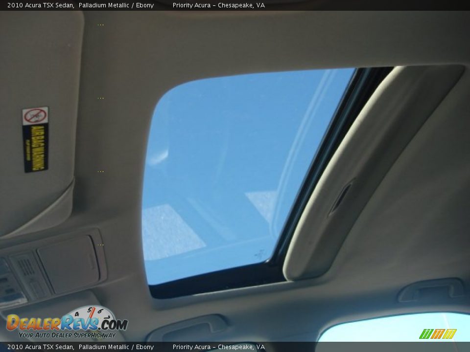 2010 Acura TSX Sedan Palladium Metallic / Ebony Photo #18