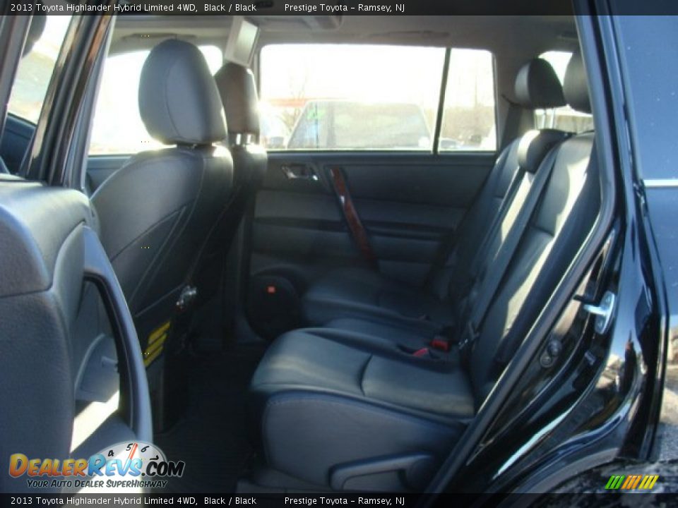 2013 Toyota Highlander Hybrid Limited 4WD Black / Black Photo #13