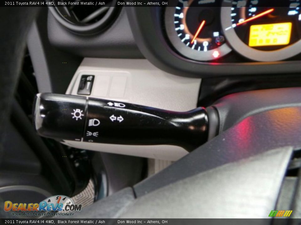 2011 Toyota RAV4 I4 4WD Black Forest Metallic / Ash Photo #14