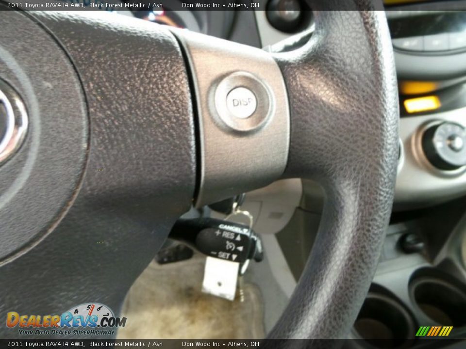 2011 Toyota RAV4 I4 4WD Black Forest Metallic / Ash Photo #16