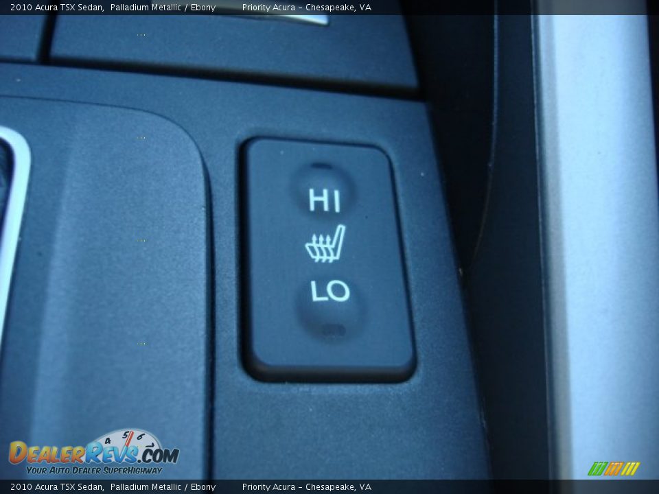 2010 Acura TSX Sedan Palladium Metallic / Ebony Photo #22