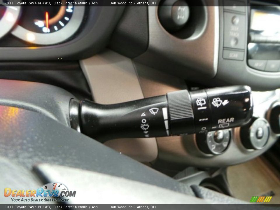 2011 Toyota RAV4 I4 4WD Black Forest Metallic / Ash Photo #17