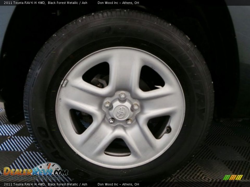 2011 Toyota RAV4 I4 4WD Black Forest Metallic / Ash Photo #20