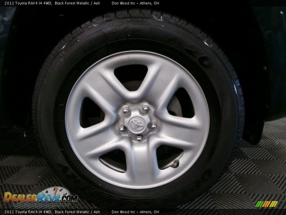 2011 Toyota RAV4 I4 4WD Black Forest Metallic / Ash Photo #21