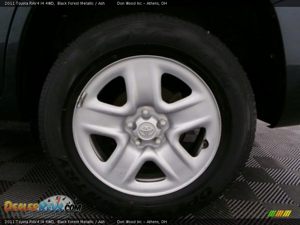 2011 Toyota RAV4 I4 4WD Black Forest Metallic / Ash Photo #22