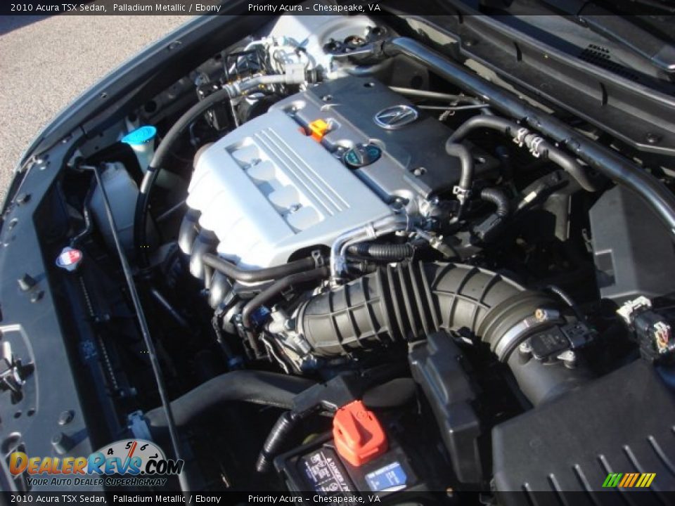 2010 Acura TSX Sedan Palladium Metallic / Ebony Photo #28
