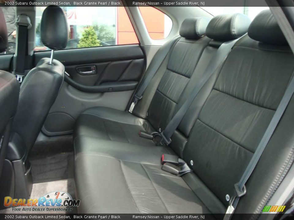 2002 Subaru Outback Limited Sedan Black Granite Pearl / Black Photo #25