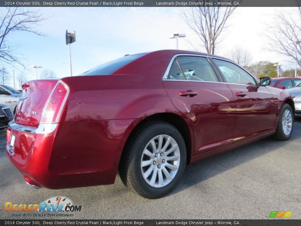 2014 Chrysler 300 Deep Cherry Red Crystal Pearl / Black/Light Frost Beige Photo #3