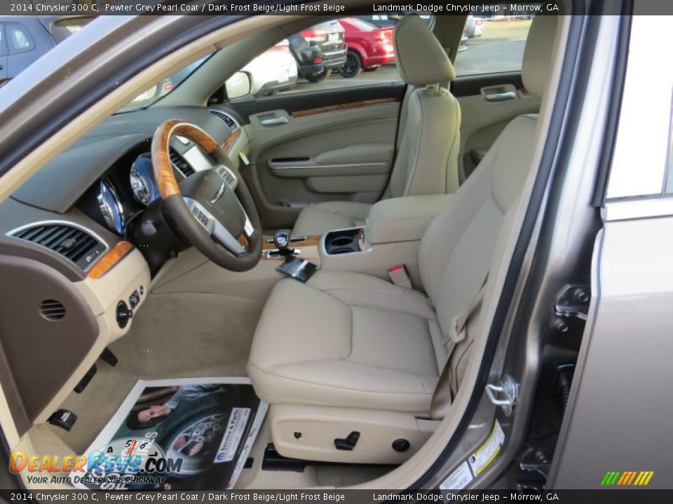2014 Chrysler 300 C Pewter Grey Pearl Coat / Dark Frost Beige/Light Frost Beige Photo #6