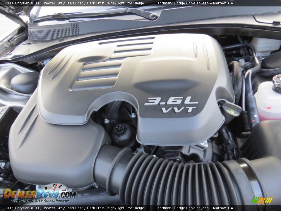 2014 Chrysler 300 C Pewter Grey Pearl Coat / Dark Frost Beige/Light Frost Beige Photo #9