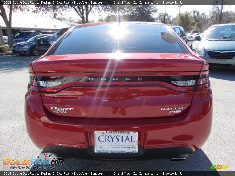 2013 Dodge Dart Rallye Redline 2-Coat Pearl / Black/Light Tungsten Photo #7