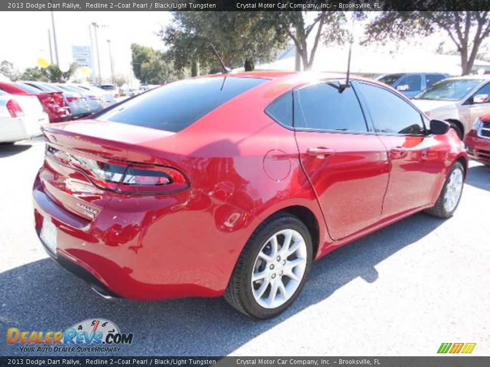 2013 Dodge Dart Rallye Redline 2-Coat Pearl / Black/Light Tungsten Photo #8