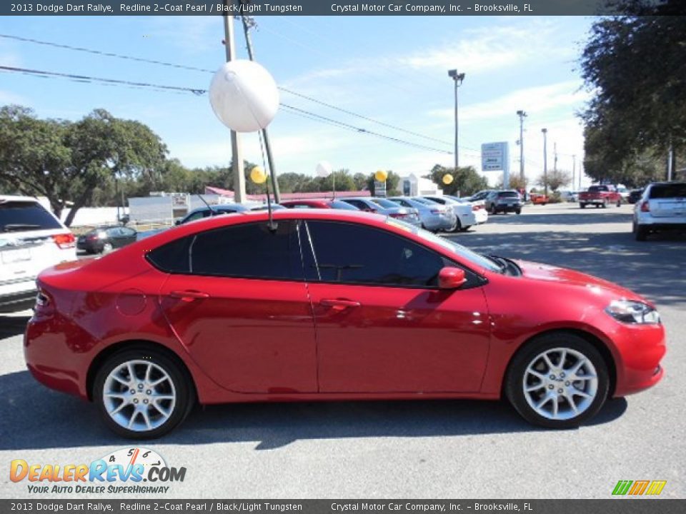 2013 Dodge Dart Rallye Redline 2-Coat Pearl / Black/Light Tungsten Photo #9