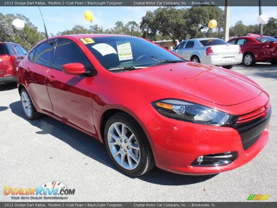 2013 Dodge Dart Rallye Redline 2-Coat Pearl / Black/Light Tungsten Photo #10