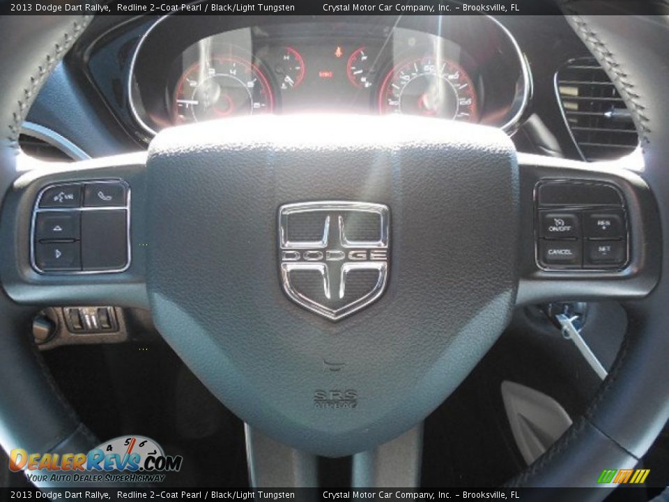 2013 Dodge Dart Rallye Redline 2-Coat Pearl / Black/Light Tungsten Photo #22
