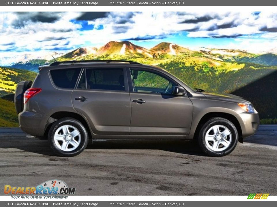 2011 Toyota RAV4 I4 4WD Pyrite Metallic / Sand Beige Photo #2