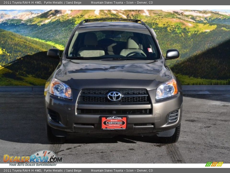 2011 Toyota RAV4 I4 4WD Pyrite Metallic / Sand Beige Photo #4