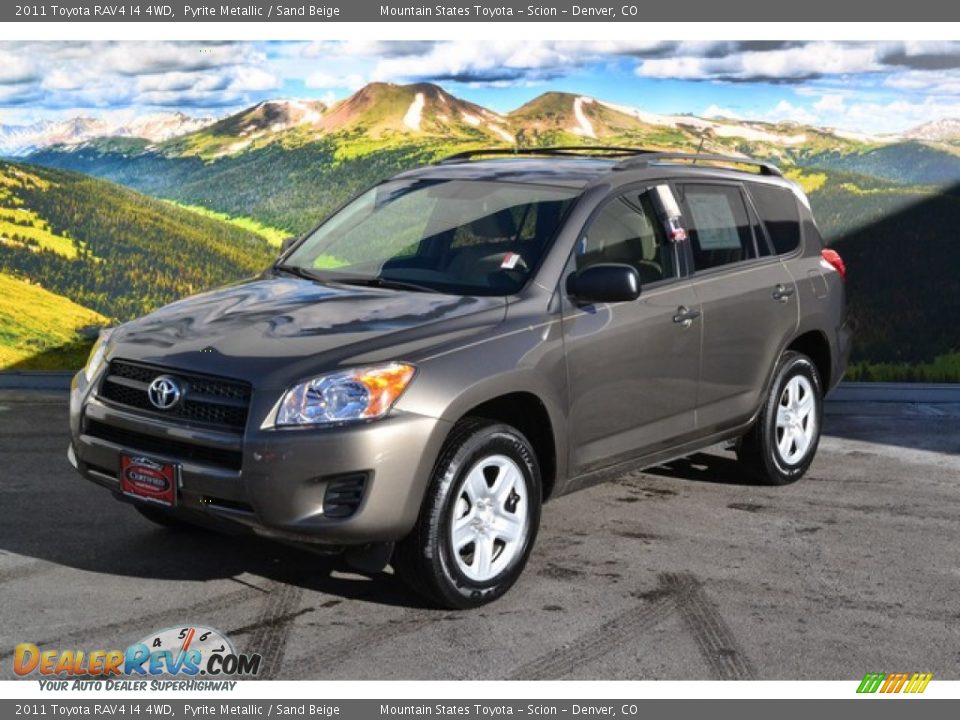 2011 Toyota RAV4 I4 4WD Pyrite Metallic / Sand Beige Photo #5