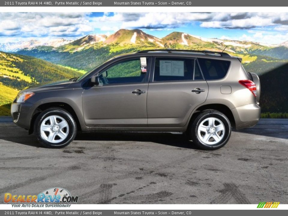 2011 Toyota RAV4 I4 4WD Pyrite Metallic / Sand Beige Photo #6