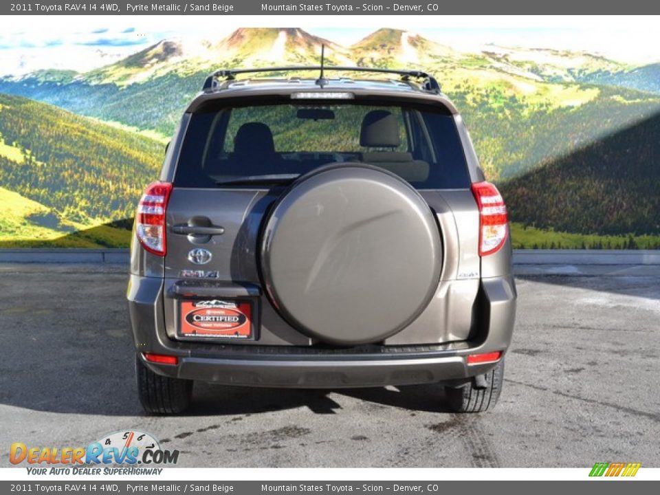 2011 Toyota RAV4 I4 4WD Pyrite Metallic / Sand Beige Photo #8