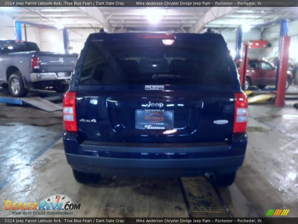 2014 Jeep Patriot Latitude 4x4 True Blue Pearl / Dark Slate Gray Photo #4