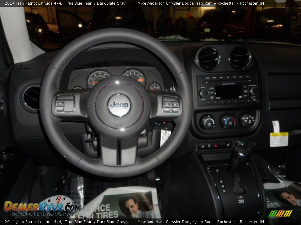 2014 Jeep Patriot Latitude 4x4 True Blue Pearl / Dark Slate Gray Photo #6