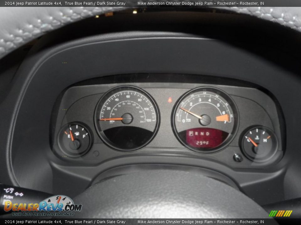 2014 Jeep Patriot Latitude 4x4 True Blue Pearl / Dark Slate Gray Photo #8