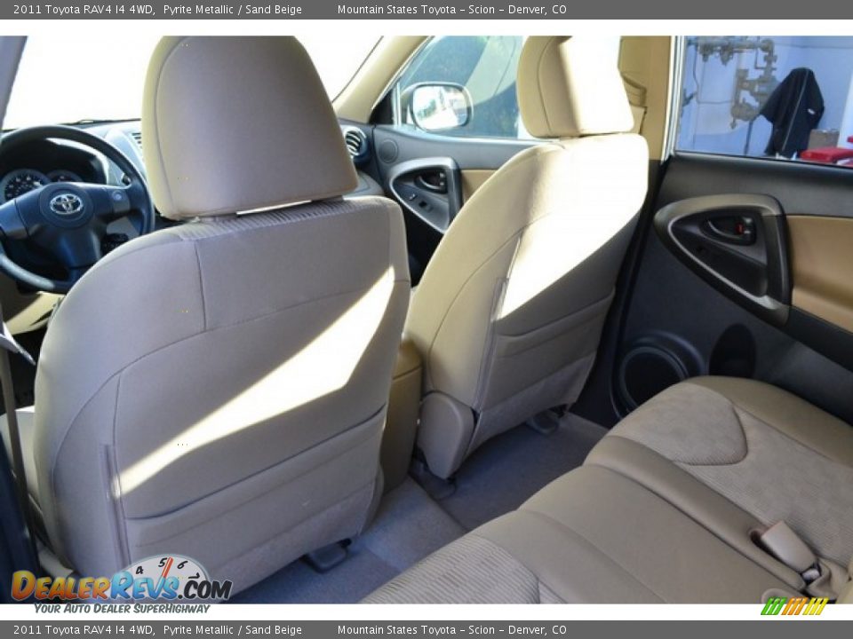 2011 Toyota RAV4 I4 4WD Pyrite Metallic / Sand Beige Photo #17