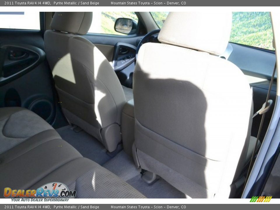 2011 Toyota RAV4 I4 4WD Pyrite Metallic / Sand Beige Photo #18