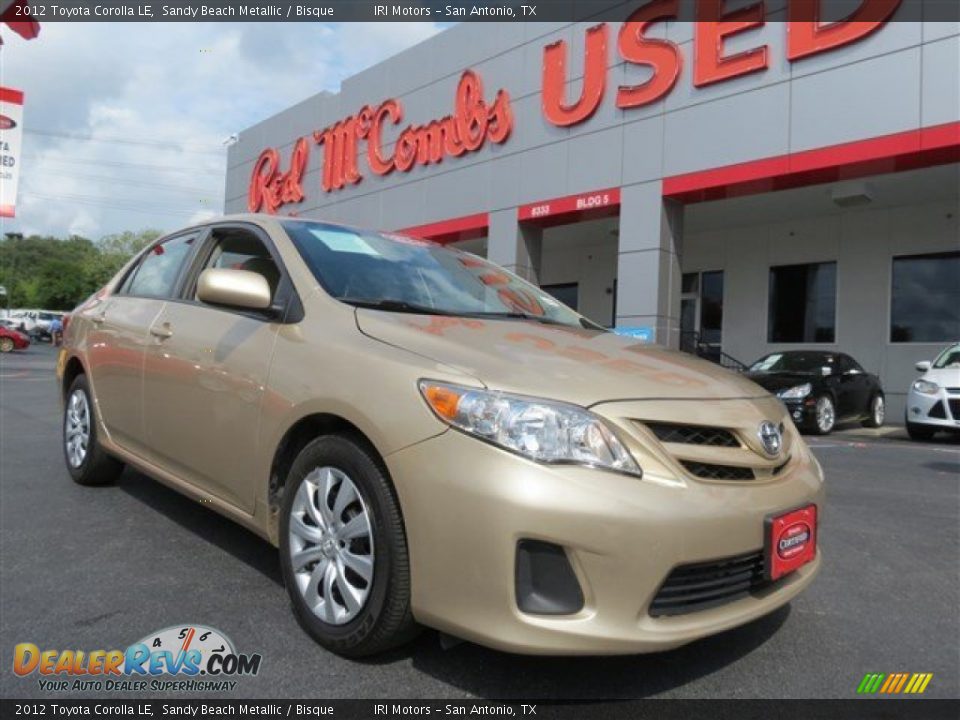 2012 Toyota Corolla LE Sandy Beach Metallic / Bisque Photo #1