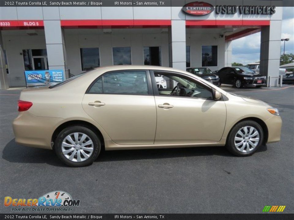 2012 Toyota Corolla LE Sandy Beach Metallic / Bisque Photo #8