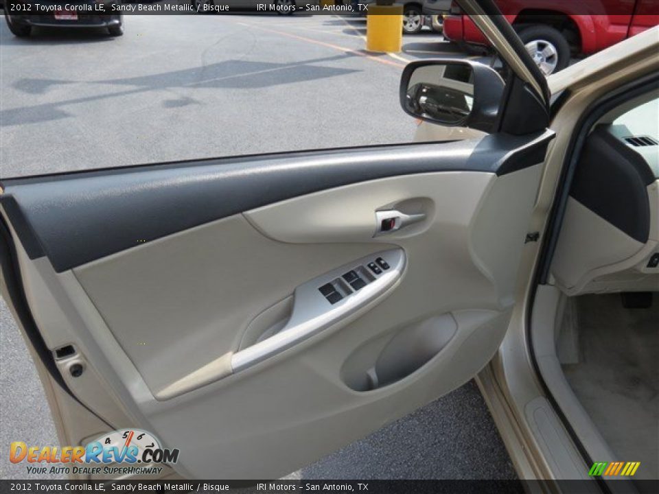 2012 Toyota Corolla LE Sandy Beach Metallic / Bisque Photo #10