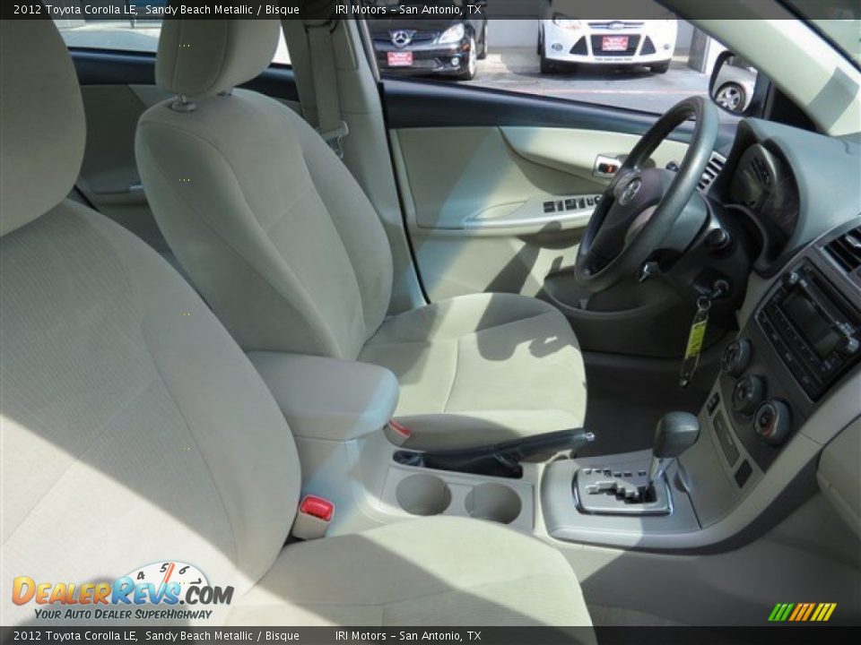 2012 Toyota Corolla LE Sandy Beach Metallic / Bisque Photo #13