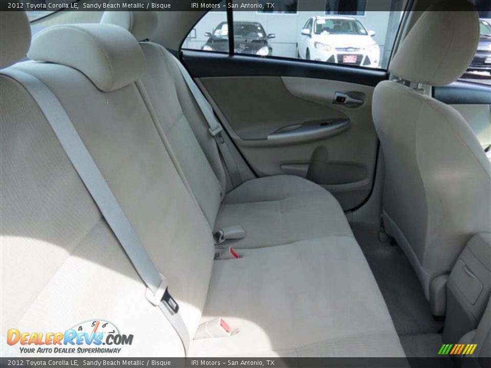 2012 Toyota Corolla LE Sandy Beach Metallic / Bisque Photo #14