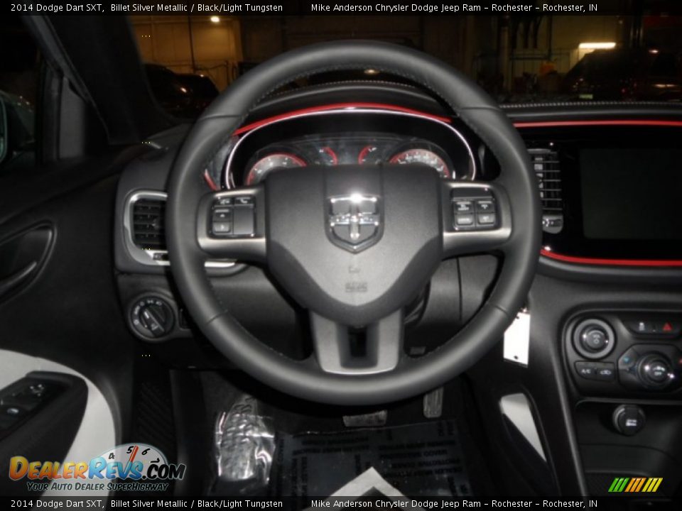 2014 Dodge Dart SXT Billet Silver Metallic / Black/Light Tungsten Photo #7