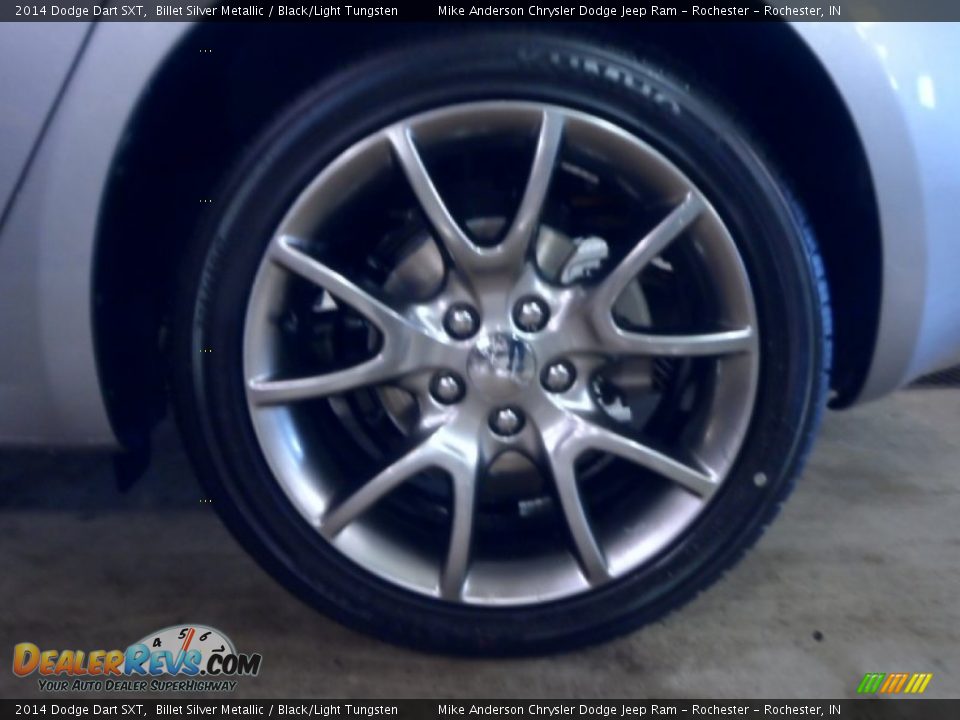 2014 Dodge Dart SXT Billet Silver Metallic / Black/Light Tungsten Photo #8