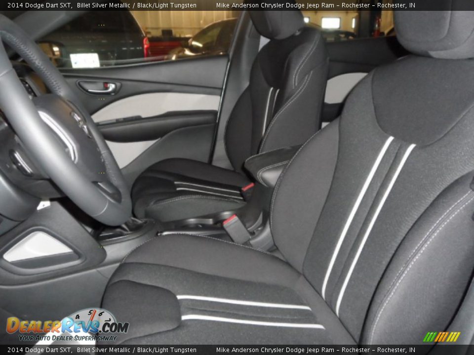 2014 Dodge Dart SXT Billet Silver Metallic / Black/Light Tungsten Photo #15