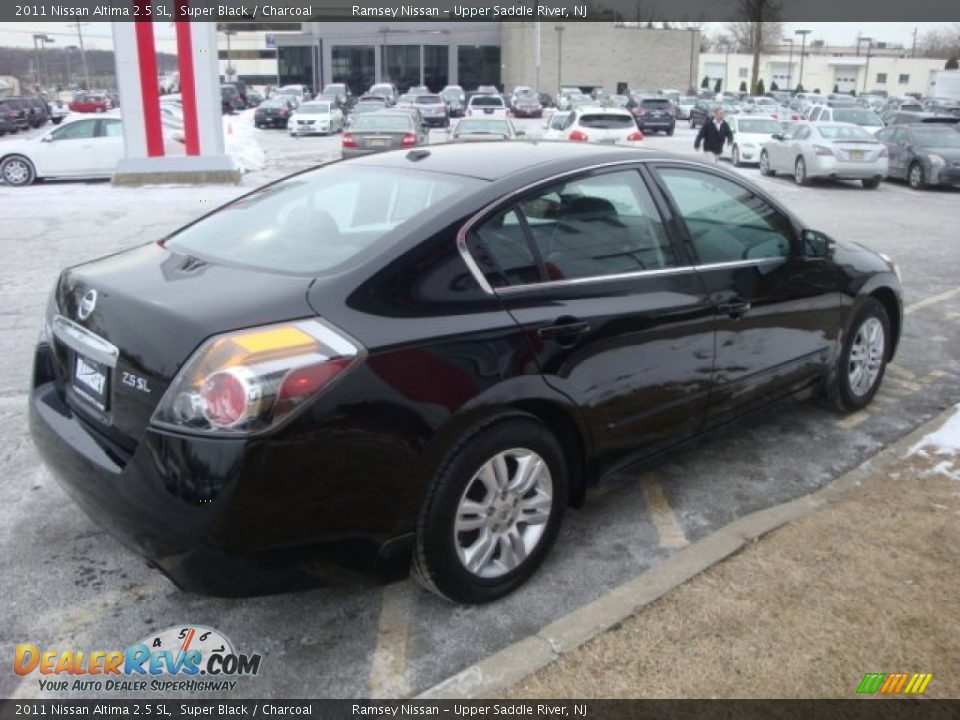 2011 Nissan Altima 2.5 SL Super Black / Charcoal Photo #5