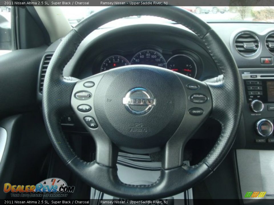 2011 Nissan Altima 2.5 SL Super Black / Charcoal Photo #19