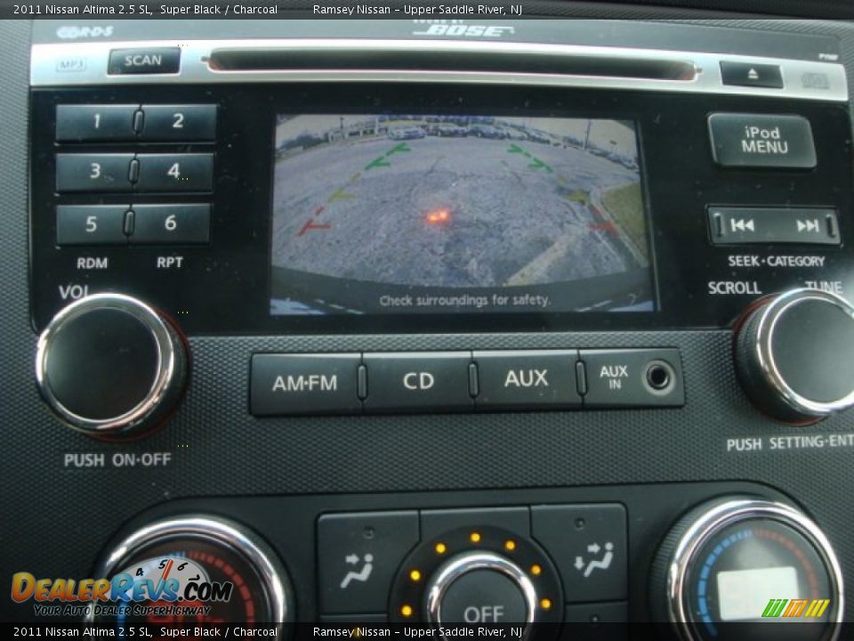 2011 Nissan Altima 2.5 SL Super Black / Charcoal Photo #21
