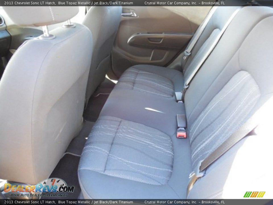 2013 Chevrolet Sonic LT Hatch Blue Topaz Metallic / Jet Black/Dark Titanium Photo #5