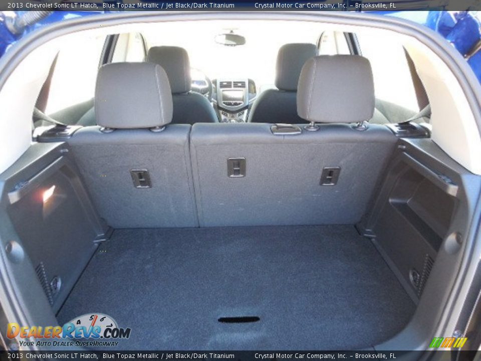 2013 Chevrolet Sonic LT Hatch Blue Topaz Metallic / Jet Black/Dark Titanium Photo #7
