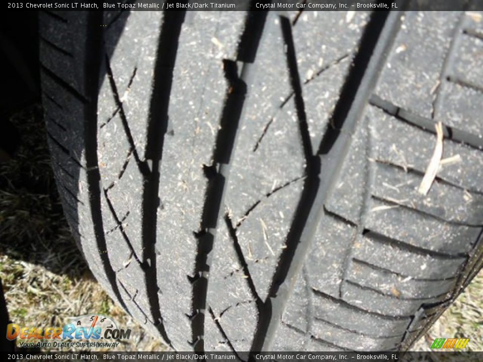 2013 Chevrolet Sonic LT Hatch Blue Topaz Metallic / Jet Black/Dark Titanium Photo #16
