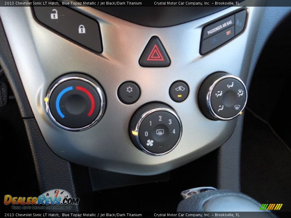2013 Chevrolet Sonic LT Hatch Blue Topaz Metallic / Jet Black/Dark Titanium Photo #21