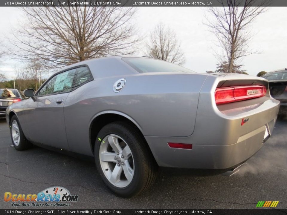 2014 Dodge Challenger SXT Billet Silver Metallic / Dark Slate Gray Photo #2