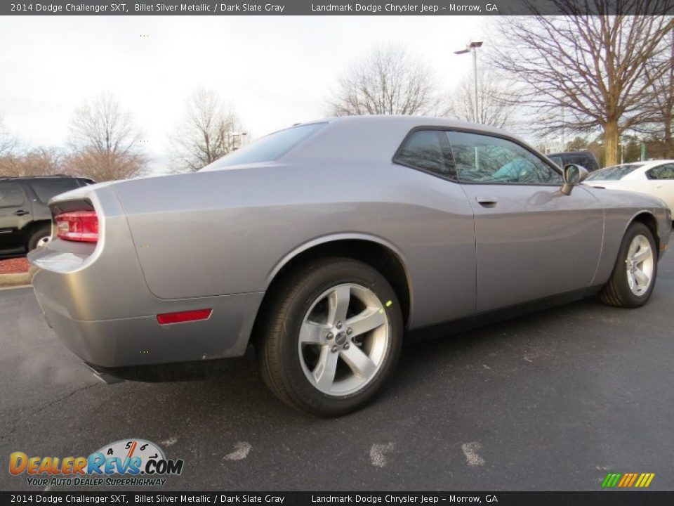 2014 Dodge Challenger SXT Billet Silver Metallic / Dark Slate Gray Photo #3