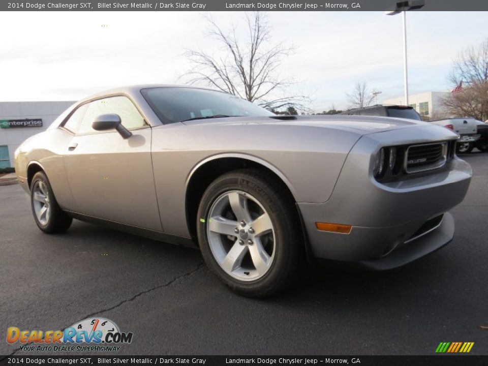2014 Dodge Challenger SXT Billet Silver Metallic / Dark Slate Gray Photo #4
